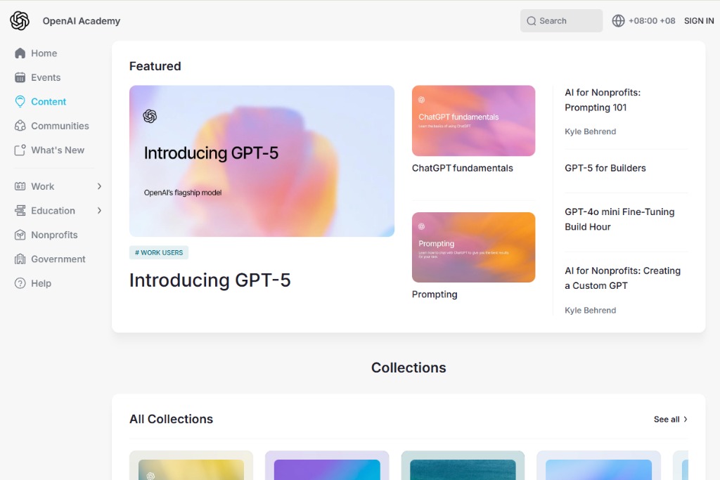 OpenAI Academy image