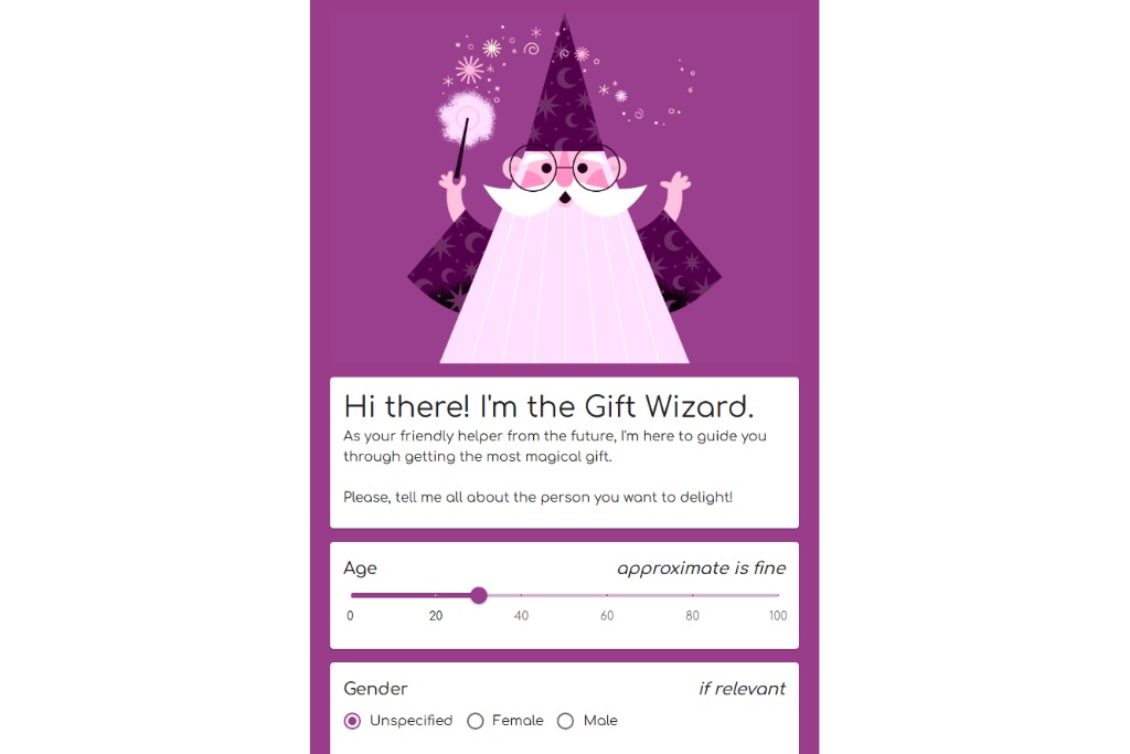 Gift Wizard AI image