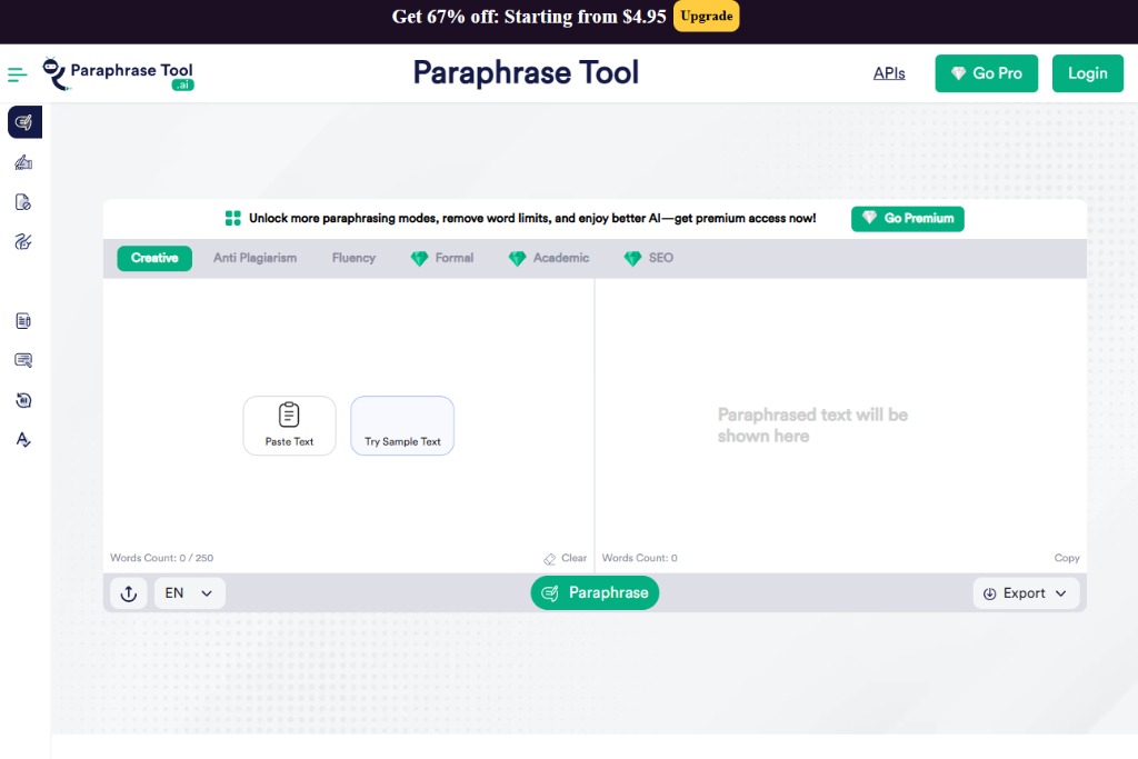 Paraphrase Tool AI image