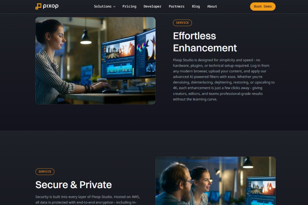 Pixop Super Resolution image